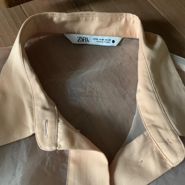 ZARA(ザラ)のZARA シフォンブラウス レディースのトップス(シャツ/ブラウス(長袖/七分))の商品写真