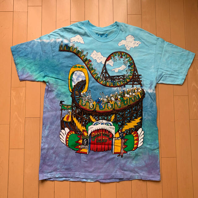 LIQUID BLUE GRATEFUL DEAD T リッキッドブルータイダイ メンズのトップス(Tシャツ/カットソー(半袖/袖なし))の商品写真