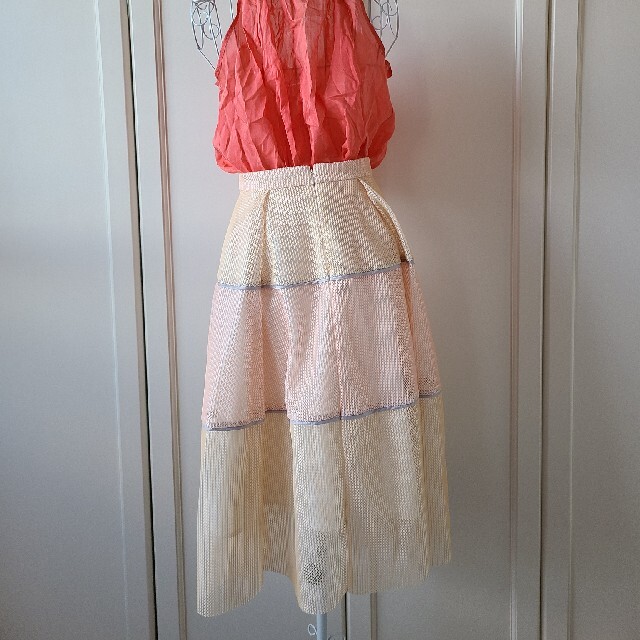 MERCURYDUO(マーキュリーデュオ)のマーキュリーデュオのメッシュスカート☆新品未使用品☆ レディースのスカート(ロングスカート)の商品写真