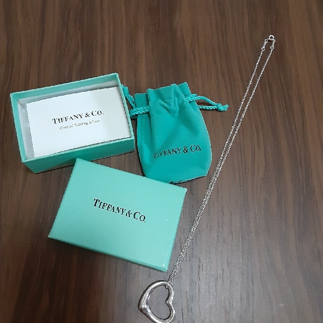 TIFFANY&co. オープンハートネックレス　ラージサイズ