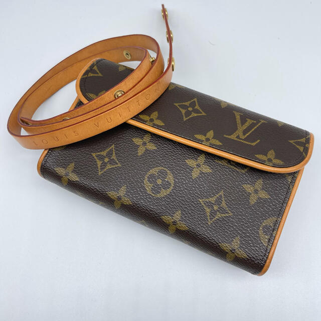 LOUIS VUITTON(ルイヴィトン)の廃盤品ルイヴィトン　フロランティーヌモノグラムポシェットウエストポーチ　XS レディースのバッグ(ボディバッグ/ウエストポーチ)の商品写真