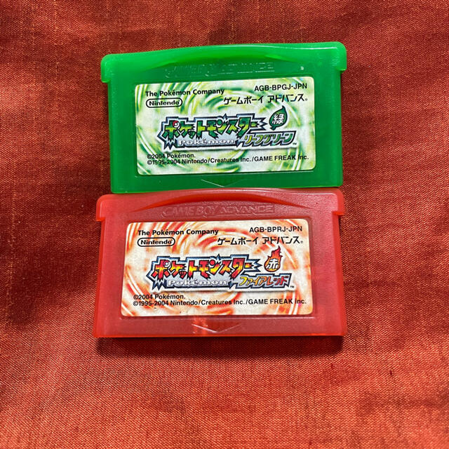 ゲームボーイアドバンス(ゲームボーイアドバンス)のポケットモンスター リーフグリーン ファイアレッド ポケモン GBA ソフト エンタメ/ホビーのゲームソフト/ゲーム機本体(携帯用ゲームソフト)の商品写真