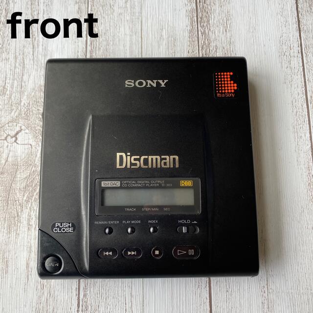 【昭和レトロ】SONY Discman D-303 専用ケース イヤホン付属