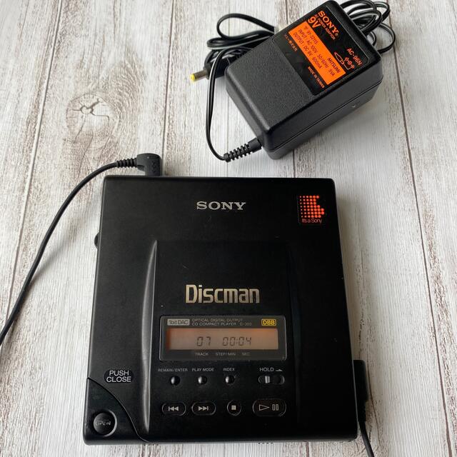 【昭和レトロ】SONY Discman D-303 専用ケース イヤホン付属