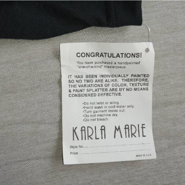 未使用❗KARLA MARIE  Tシャツ USA 製 レディースのトップス(Tシャツ(半袖/袖なし))の商品写真