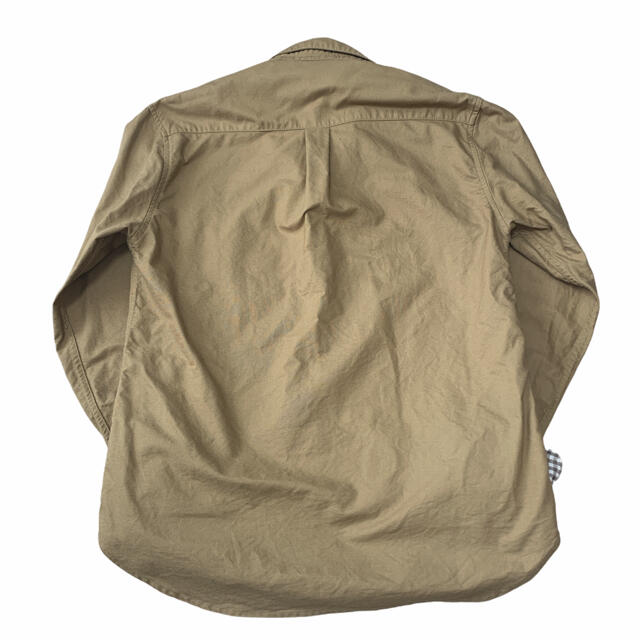 grn(ジーアールエヌ)のgrn 長袖 ボタン ダウン シャツ 長袖 ライトブラウン ワーク メンズのトップス(シャツ)の商品写真