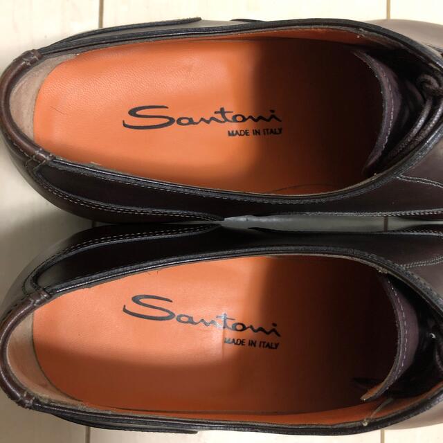 Santoni(サントーニ)の【再値下げ】新品未使用 Santoni サントーニ EU7 ストレートチップ メンズの靴/シューズ(ドレス/ビジネス)の商品写真