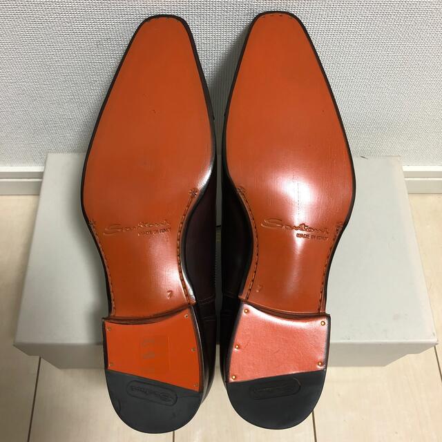 Santoni(サントーニ)の【再値下げ】新品未使用 Santoni サントーニ EU7 ストレートチップ メンズの靴/シューズ(ドレス/ビジネス)の商品写真