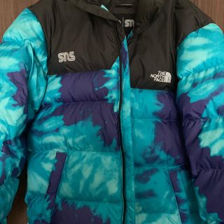 ザノースフェイス(THE NORTH FACE)の日本未発売 SNS ノースフェイス ヌプシ ダウンジャケット タイダイ サイズS(ダウンジャケット)