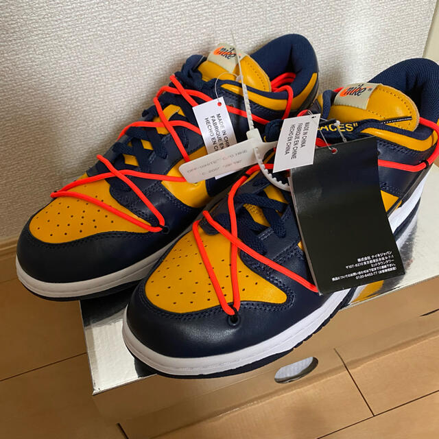 NIKE×OFF WHITE DUNK LOW 29cm靴/シューズ