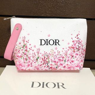 クリスチャンディオール(Christian Dior)のディオール メイクポーチ 花 ピンク 桜(ポーチ)