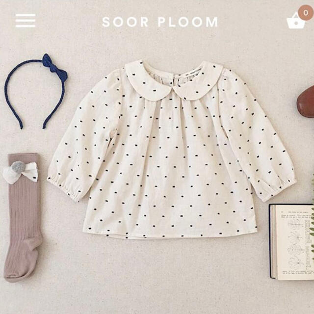 専用♡soor ploom ドットブラウス 2-3y ピックアップ特集