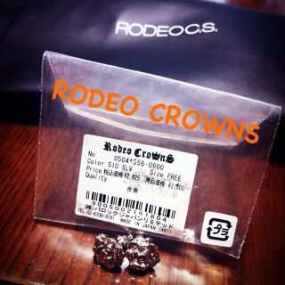 ロデオクラウンズ(RODEO CROWNS)のロデオクラウンズ♡ピアスRED(ピアス)