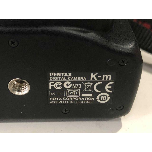 PENTAX　ペンタックス　K-M　レンズ&ストラップセットスマホ/家電/カメラ