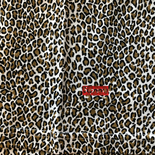 supreme Hanes leopard teeラスト1枚