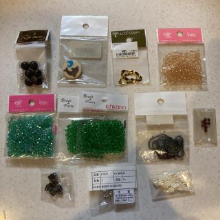 処分価格‼︎ ハンドメイド　パーツ　セット　ビーズ　アクセサリー(各種パーツ)