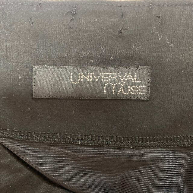 UNIVERSAL FREAK'S(ユニバーサルフリークス)のレディース ワンピース 黒  UNIVERVALMUSE ユニバーバルミューズ レディースのワンピース(ミニワンピース)の商品写真