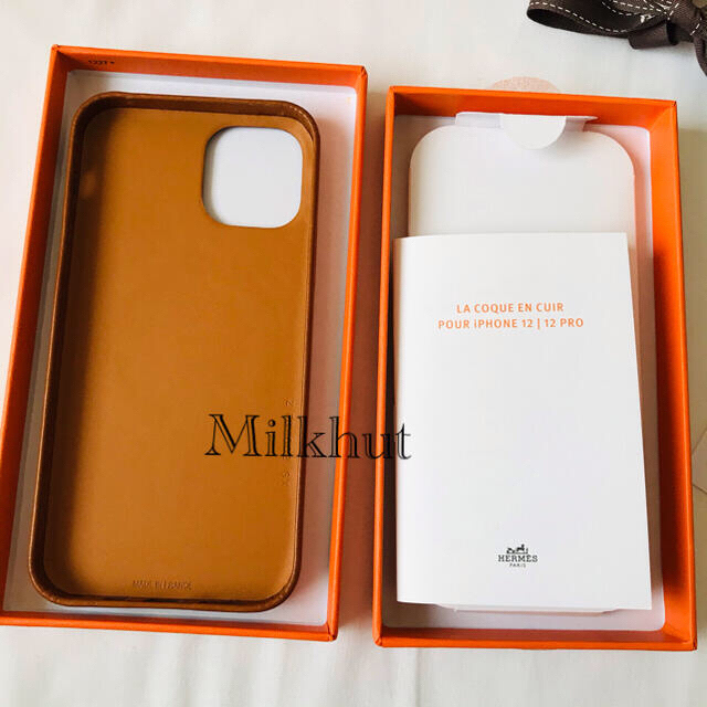 Hermes(エルメス)の【新品】Hermès エルメス iPhone12/12Pro レザースマホケース スマホ/家電/カメラのスマホアクセサリー(iPhoneケース)の商品写真