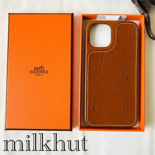 エルメス(Hermes)の【新品】Hermès エルメス iPhone12/12Pro レザースマホケース(iPhoneケース)