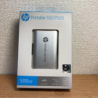 ヒューレットパッカード(HP)のhp ポータブルSSD 500GB 新品未使用(PC周辺機器)