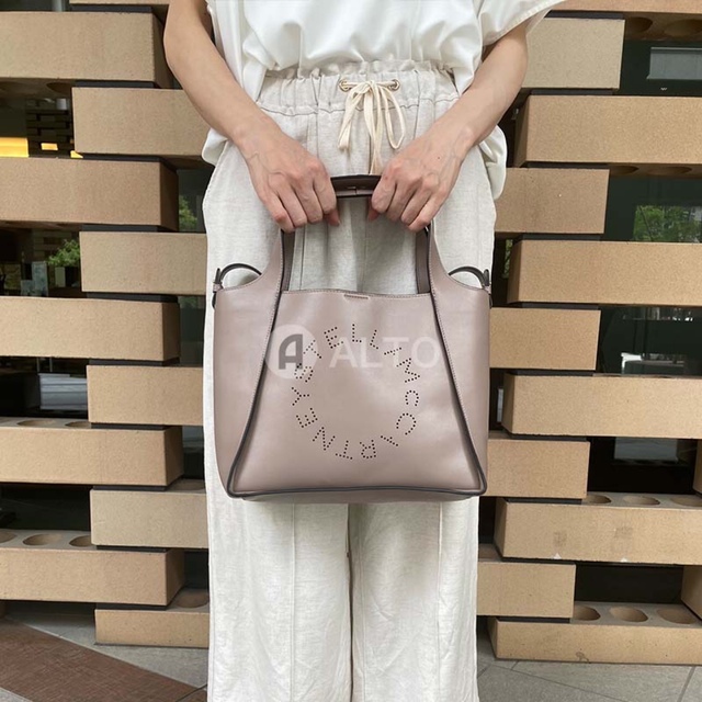 美品】Stella Mccartney ロゴショルダーバッグ MOSS-