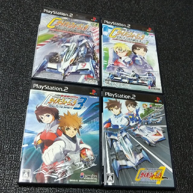 PS2ソフト　サイバーフォーミュラ INFINITYシリーズ4本セット