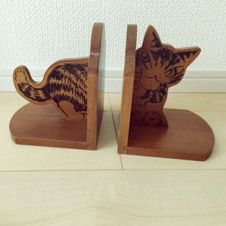 猫のダヤン  ブックスタンド(本収納)