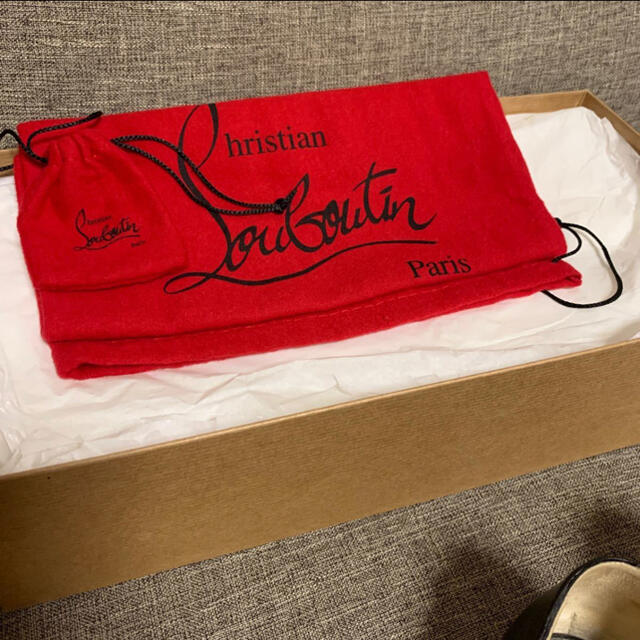 Christian Louboutin(クリスチャンルブタン)のすずさま専用、ルブタンバッグとサンダルセット レディースの靴/シューズ(バレエシューズ)の商品写真