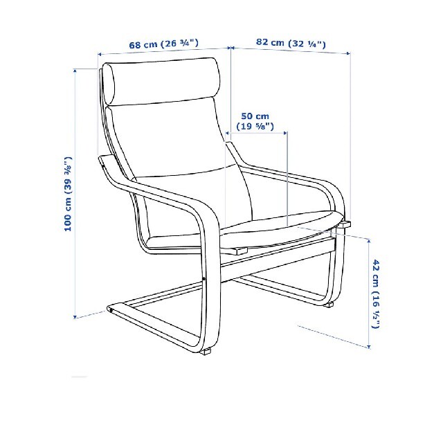 IKEA - 【kirakiraloha様専用】IKEA ポエング パーソナルチェアの通販