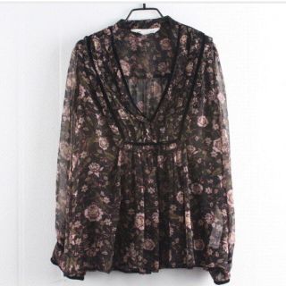 ザラ(ZARA)のZARA♡花柄トップス(シャツ/ブラウス(長袖/七分))