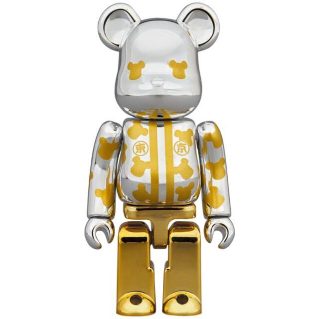 BE@RBRICK はっぴ東京 銀メッキ 100％ & 400％