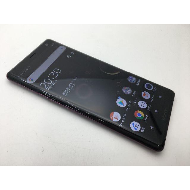 SIMフリー美品au Xperia XZ3 SOV39 レッド 166