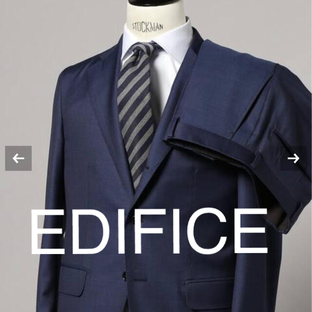 EDIFICE(エディフィス)のエディフィス カノニコ　CFT 3ボタン シャークスキン メンズのスーツ(セットアップ)の商品写真