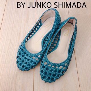 ジュンコシマダ(JUNKO SHIMADA)のジュンコシマダ　メッシュ　ローヒール(ローファー/革靴)