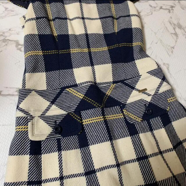 BURBERRY BLUE LABEL(バーバリーブルーレーベル)のBURBERRY BLUE LABEL★チェックミニワンピ レディースのワンピース(ミニワンピース)の商品写真