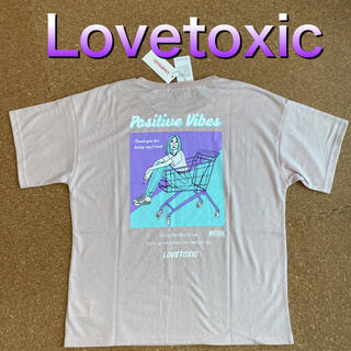 ラブトキシック(lovetoxic)の新品タグ付き160半袖TシャツLovetoxicラブトキシック　ピンク(Tシャツ/カットソー)