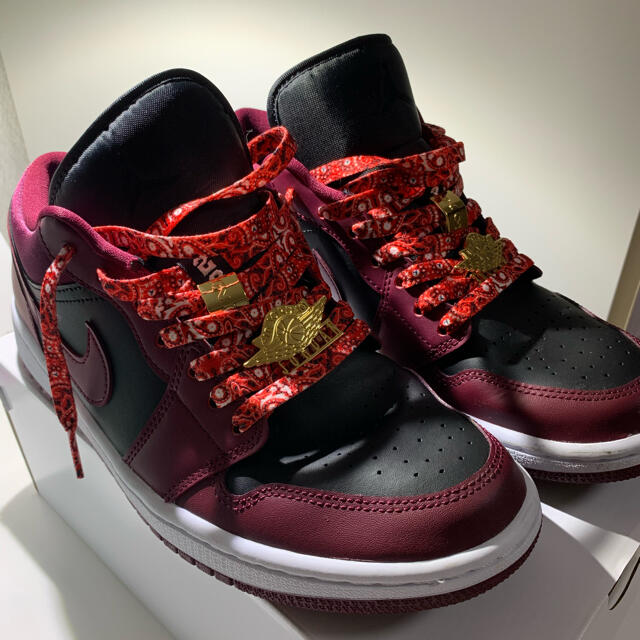 NIKE WMNS AIR JORDAN 1 "DARK BEETROOT"メンズ