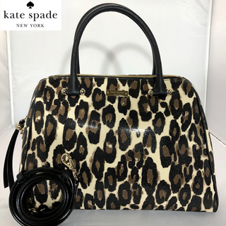 ケイトスペードニューヨーク(kate spade new york)のkate spade/ケイトスペード　２Wayハンドバッグ/レオパード柄(ハンドバッグ)