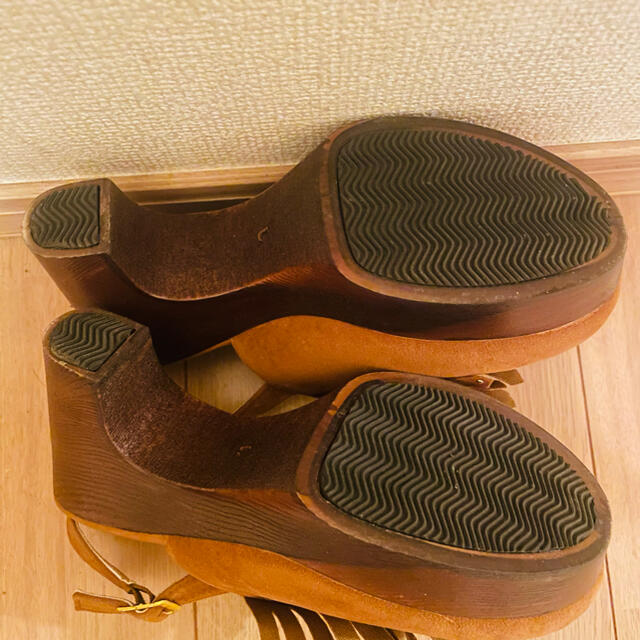 サンダル　ヒール　厚底　カジュアル　Lサイズ　24.5㎝ レディースの靴/シューズ(サンダル)の商品写真