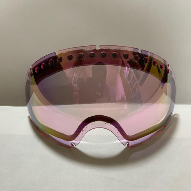 Oakley(オークリー)のオークリー　aframe Iridium pink レンズのみ スポーツ/アウトドアのスノーボード(アクセサリー)の商品写真