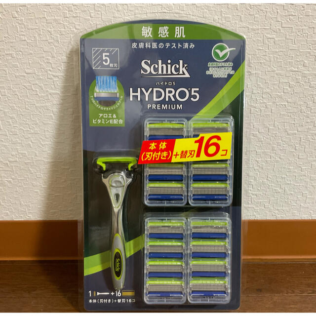 Schick HYDRO5 メンズシェーバー 敏感肌向け 替刃16コセット