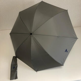 【値下げ】折りたたみ傘 グレー  55cm(傘)