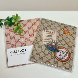 グッチ(Gucci)の【新品未使用】Gucci グッチ ノート 2冊セット 雑誌 付録(ノート/メモ帳/ふせん)