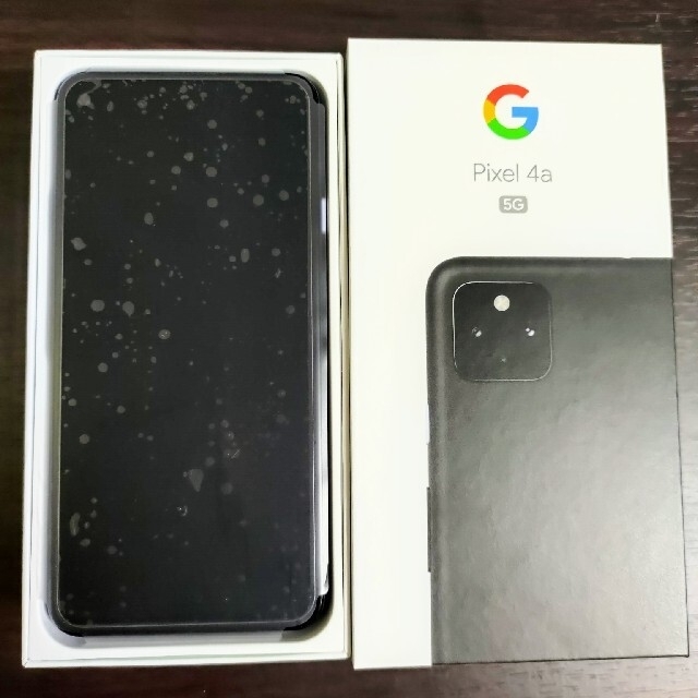 Google Pixel(グーグルピクセル)のGoogle Pixel 4a 5G ジェットブラック おまけ多数！ スマホ/家電/カメラのスマートフォン/携帯電話(スマートフォン本体)の商品写真