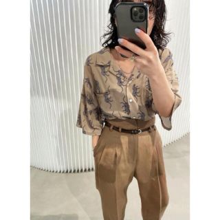 アメリヴィンテージ(Ameri VINTAGE)の新品！ameri⭐︎MEDI FULL CHEETAH ALOHA SHIRT(シャツ/ブラウス(半袖/袖なし))