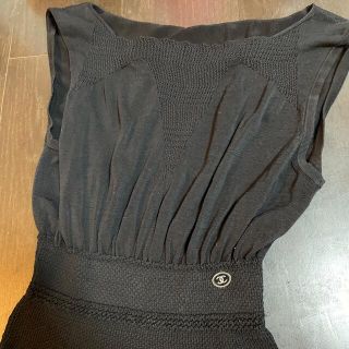 シャネル(CHANEL)のCHANEL ニットワンピース　シャネル(ひざ丈ワンピース)