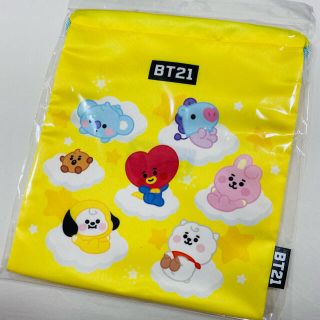 ボウダンショウネンダン(防弾少年団(BTS))の新品　BT21 巾着　ポーチ(ポーチ)