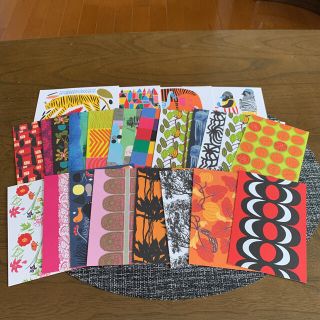 マリメッコ(marimekko)のマリメッコポストカード　24枚セット(使用済み切手/官製はがき)