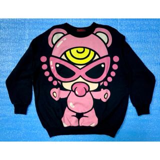 ヒステリックミニ(HYSTERIC MINI)のヒスミニ☆正規品☆トレーナー☆140㎝☆黒☆テディ☆TEDDY(Tシャツ/カットソー)