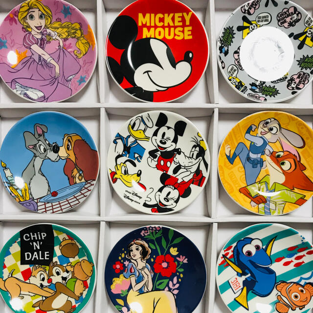 Disney ディズニー 豆皿9枚セットの通販 By あお S Shop ディズニーならラクマ